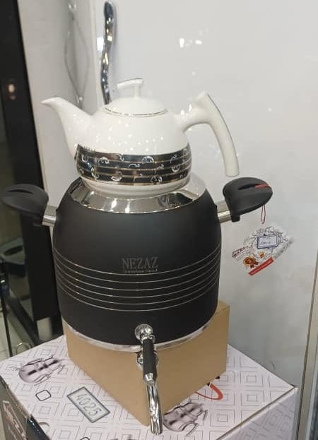 جدیدترین کتری قوری استیل چدن درجه یک صادراتی شیر دار