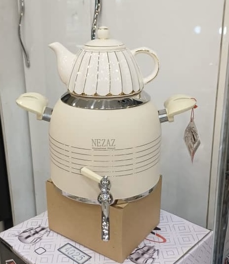 جدیدترین کاری و قوری استیل درجه یک صادراتی شیر دار